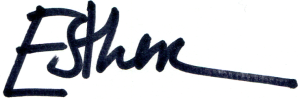 Esther's signature